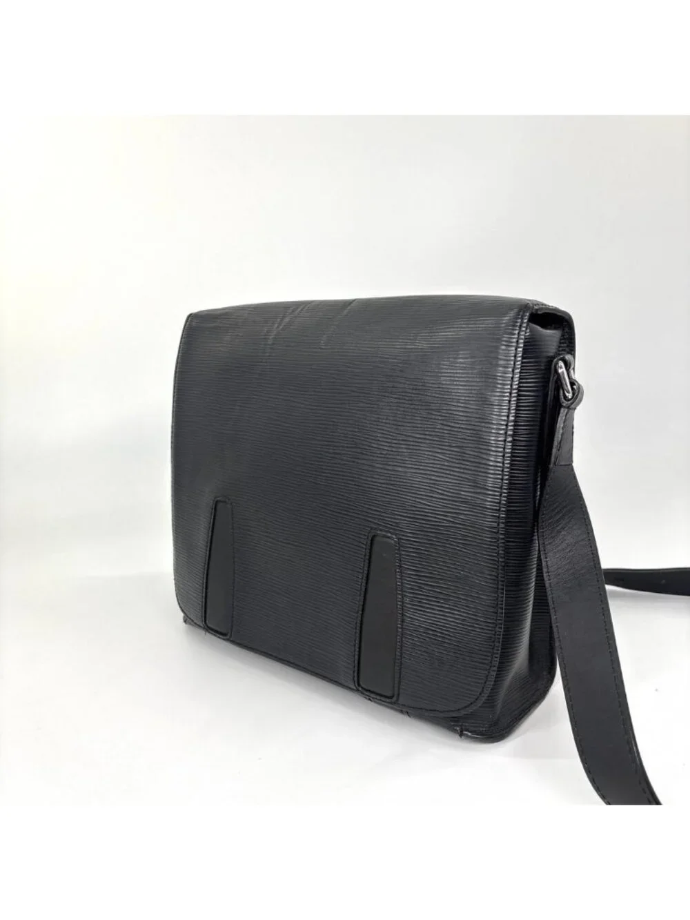 Louis Vuitton Epi Harrington Messenger PM Shoulder Bag Black